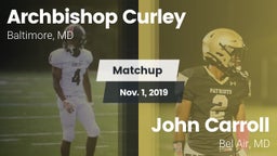 Matchup: Archbishop Curley vs. John Carroll  2019
