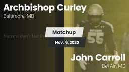 Matchup: Archbishop Curley vs. John Carroll  2020
