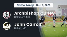 Recap: Archbishop Curley  vs. John Carroll  2020
