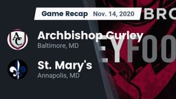 Recap: Archbishop Curley  vs. St. Mary's  2020