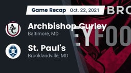 Recap: Archbishop Curley  vs. St. Paul's  2021