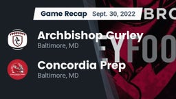 Recap: Archbishop Curley  vs. Concordia Prep  2022