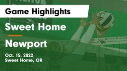 Sweet Home  vs Newport  Game Highlights - Oct. 15, 2022