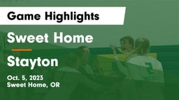 Sweet Home  vs Stayton  Game Highlights - Oct. 5, 2023
