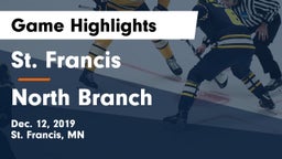 St. Francis  vs North Branch  Game Highlights - Dec. 12, 2019