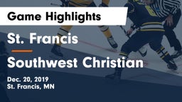 St. Francis  vs Southwest Christian  Game Highlights - Dec. 20, 2019