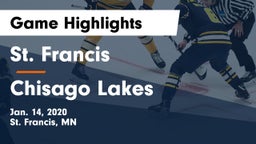 St. Francis  vs Chisago Lakes  Game Highlights - Jan. 14, 2020