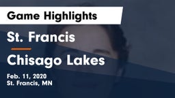 St. Francis  vs Chisago Lakes  Game Highlights - Feb. 11, 2020