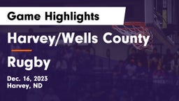 Harvey/Wells County vs Rugby  Game Highlights - Dec. 16, 2023