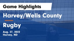 Harvey/Wells County vs Rugby  Game Highlights - Aug. 27, 2022