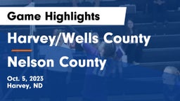 Harvey/Wells County vs Nelson County Game Highlights - Oct. 5, 2023