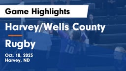 Harvey/Wells County vs Rugby  Game Highlights - Oct. 10, 2023