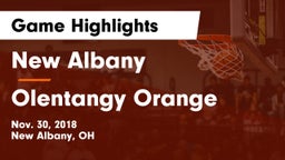 New Albany  vs Olentangy Orange  Game Highlights - Nov. 30, 2018