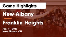 New Albany  vs Franklin Heights Game Highlights - Jan. 11, 2019