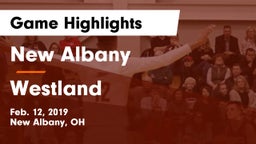 New Albany  vs Westland  Game Highlights - Feb. 12, 2019