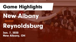 New Albany  vs Reynoldsburg  Game Highlights - Jan. 7, 2020