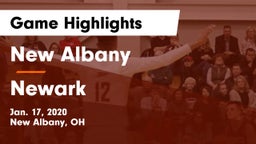 New Albany  vs Newark  Game Highlights - Jan. 17, 2020