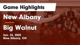 New Albany  vs Big Walnut Game Highlights - Jan. 24, 2020