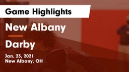 New Albany  vs Darby  Game Highlights - Jan. 23, 2021