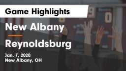 New Albany  vs Reynoldsburg  Game Highlights - Jan. 7, 2020