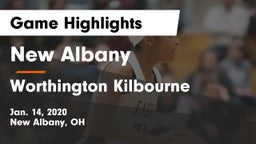 New Albany  vs Worthington Kilbourne  Game Highlights - Jan. 14, 2020