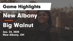 New Albany  vs Big Walnut Game Highlights - Jan. 24, 2020