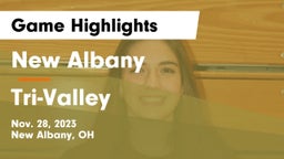 New Albany  vs Tri-Valley  Game Highlights - Nov. 28, 2023