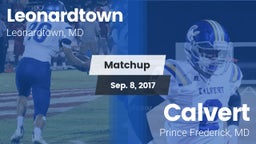 Matchup: Leonardtown High vs. Calvert  2017