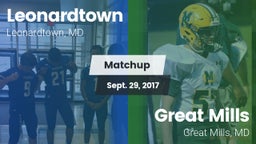 Matchup: Leonardtown High vs. Great Mills 2017