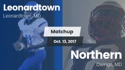 Matchup: Leonardtown High vs. Northern  2017