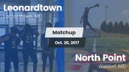 Matchup: Leonardtown High vs. North Point  2017