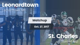 Matchup: Leonardtown High vs. St. Charles  2017