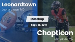 Matchup: Leonardtown High vs. Chopticon  2018