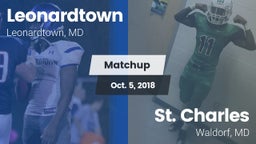 Matchup: Leonardtown High vs. St. Charles  2018