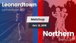 Matchup: Leonardtown High vs. Northern  2018