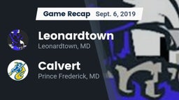 Recap: Leonardtown  vs. Calvert  2019