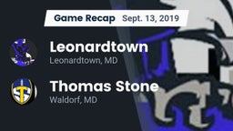Recap: Leonardtown  vs. Thomas Stone  2019
