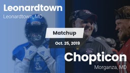 Matchup: Leonardtown High vs. Chopticon  2019
