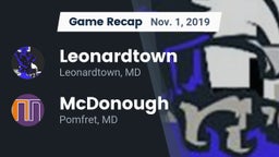 Recap: Leonardtown  vs. McDonough  2019