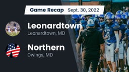 Recap: Leonardtown  vs. Northern  2022
