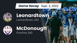 Recap: Leonardtown  vs. McDonough  2022