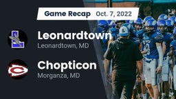 Recap: Leonardtown  vs. Chopticon  2022