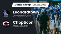 Recap: Leonardtown  vs. Chopticon  2023