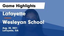 Lafayette  vs Wesleyan School Game Highlights - Aug. 28, 2021