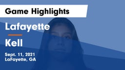 Lafayette  vs Kell  Game Highlights - Sept. 11, 2021