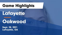 Lafayette  vs Oakwood Game Highlights - Sept. 28, 2021