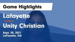 Lafayette  vs Unity Christian  Game Highlights - Sept. 30, 2021