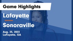 Lafayette  vs Sonoraville  Game Highlights - Aug. 25, 2022