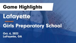Lafayette  vs Girls Preparatory School Game Highlights - Oct. 6, 2022
