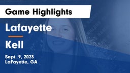 Lafayette  vs Kell Game Highlights - Sept. 9, 2023